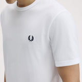 T-Shirt manica corta M3519 100 FRED PERRY White 