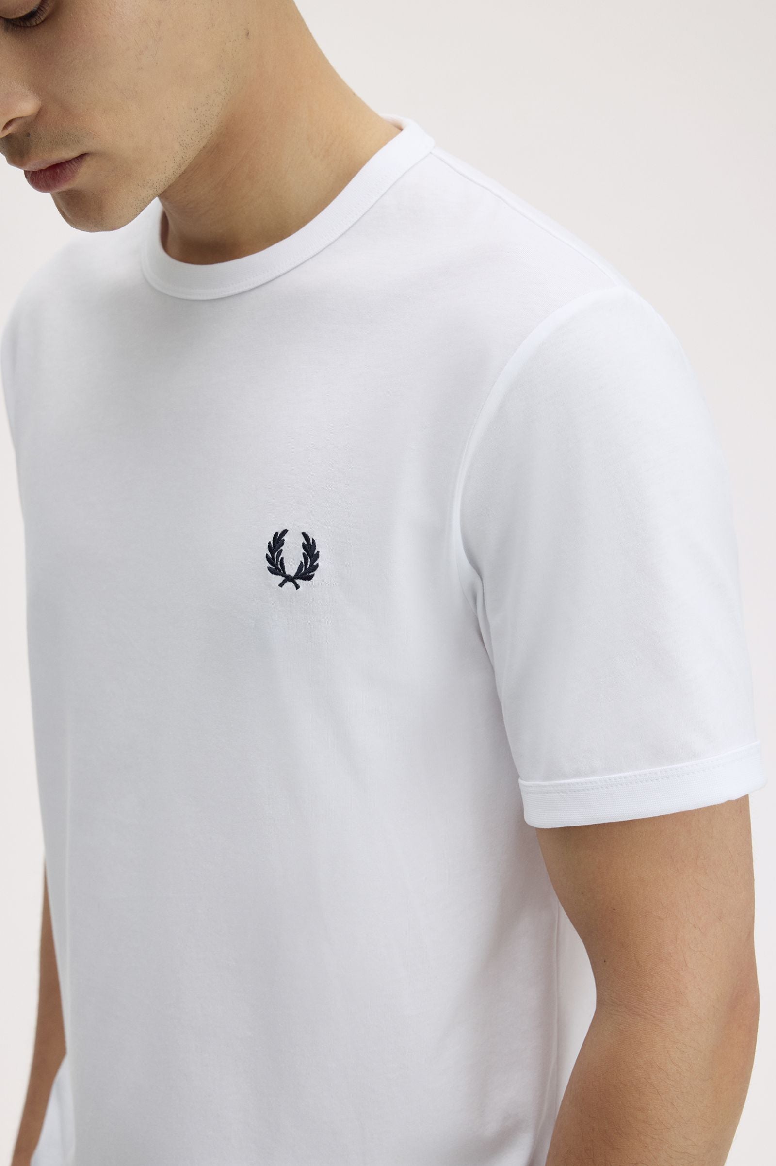 T-Shirt manica corta M3519 100 FRED PERRY White 