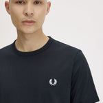 T-Shirt manica corta M3519 102 FRED PERRY Black 