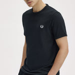 T-Shirt manica corta M3519 102 FRED PERRY Black 