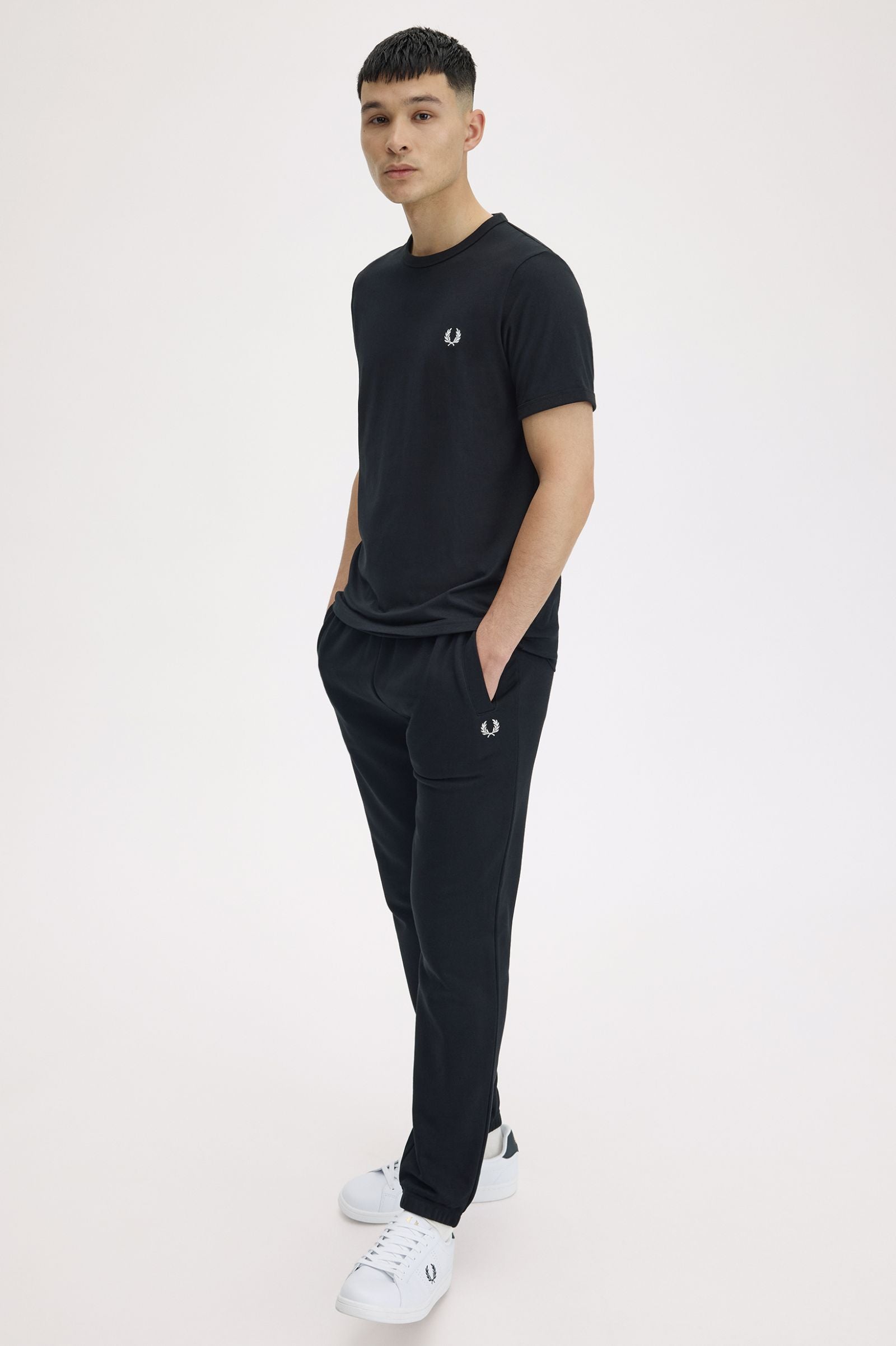 T-Shirt manica corta M3519 102 FRED PERRY Black 