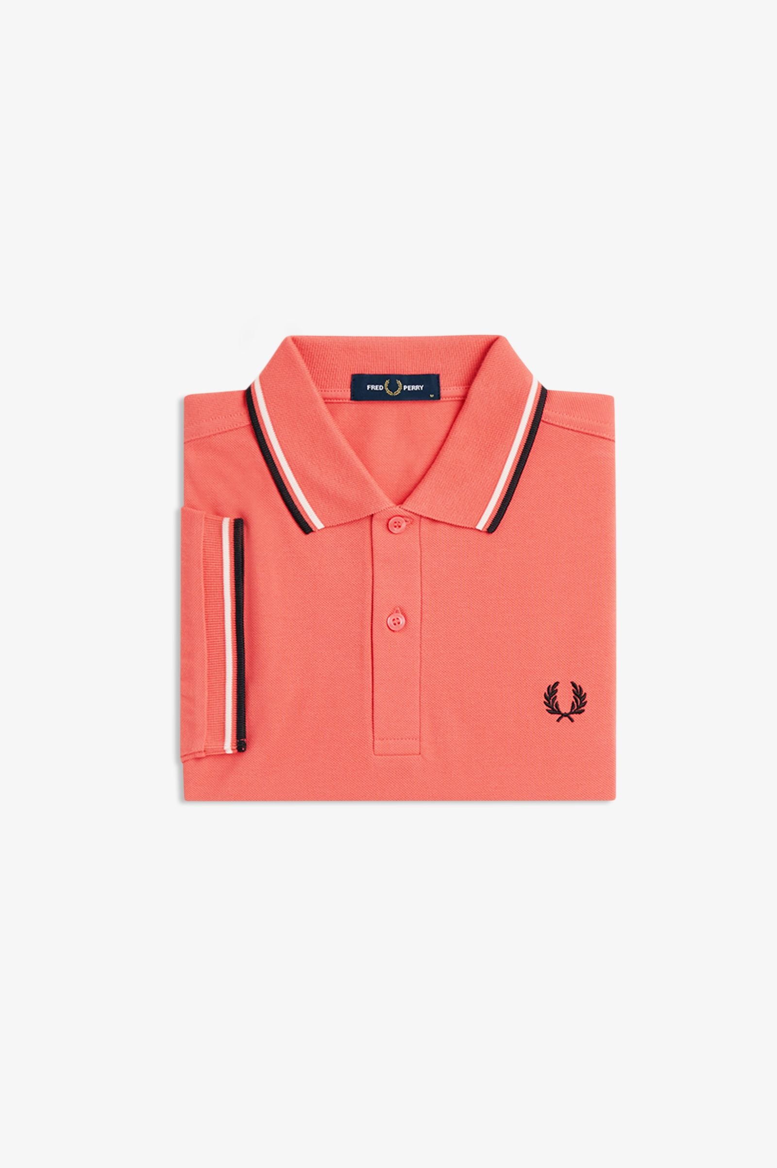 Polo manica corta M3600 04C FRED PERRY Strwcrm/ecru/blk 