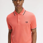 Polo manica corta M3600 04C FRED PERRY Strwcrm/ecru/blk 
