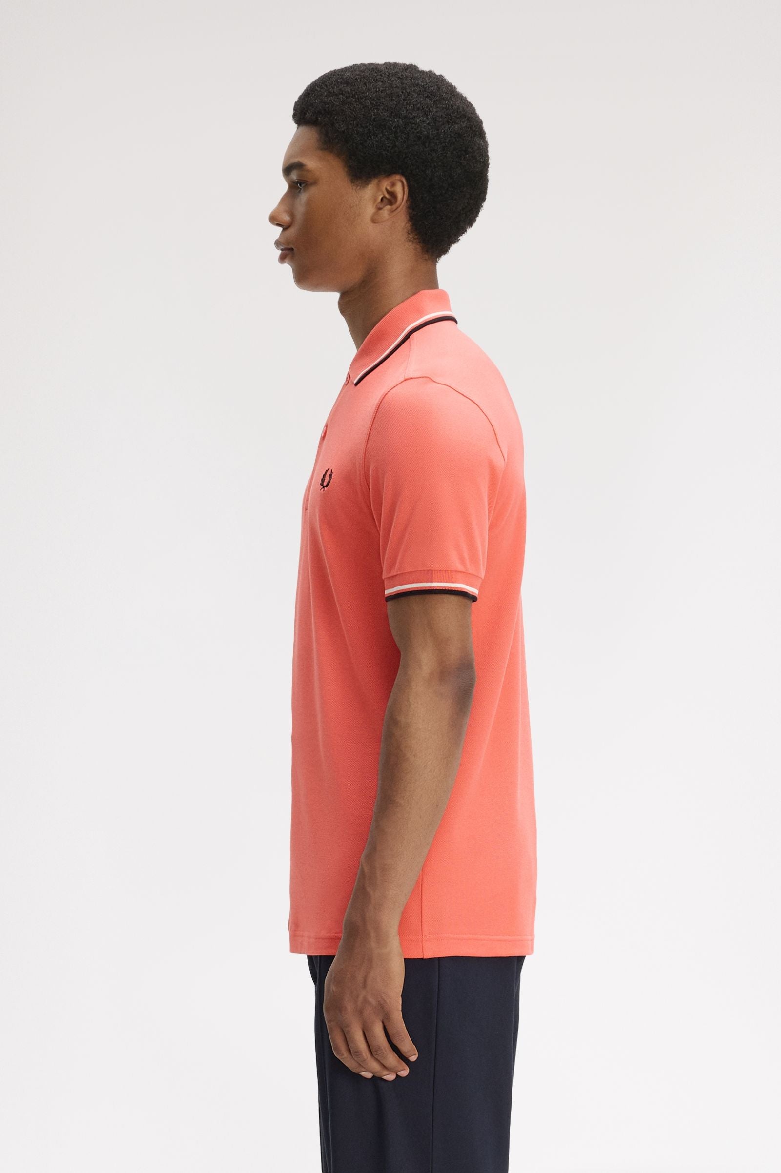 Polo manica corta M3600 04C FRED PERRY Strwcrm/ecru/blk 