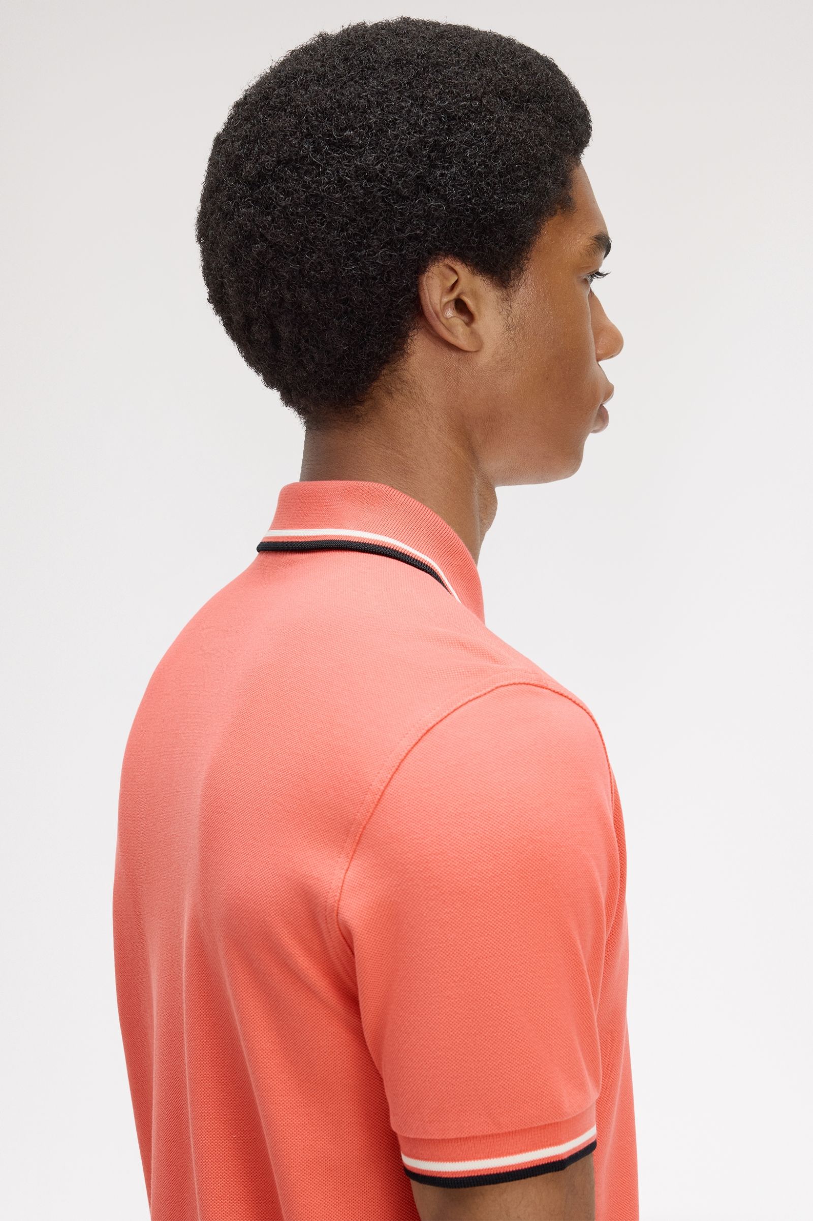 Polo manica corta M3600 04C FRED PERRY Strwcrm/ecru/blk 