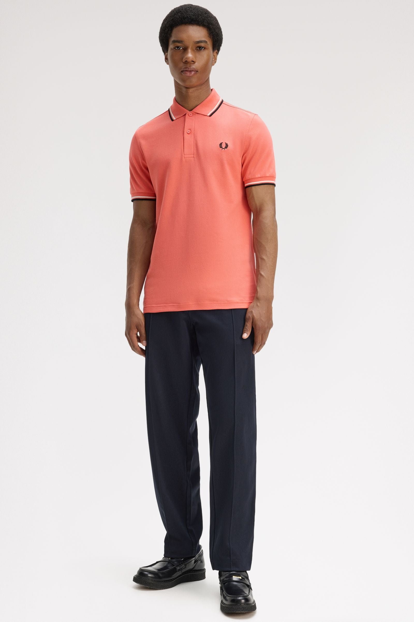 Polo manica corta M3600 04C FRED PERRY Strwcrm/ecru/blk 