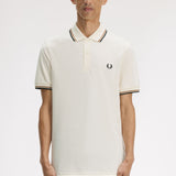 Polo manica corta M3600 79B FRED PERRY Ecru/drkml/blk 