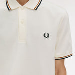 Polo manica corta M3600 79B FRED PERRY Ecru/drkml/blk 