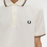 Polo manica corta M3600 79B FRED PERRY Ecru/drkml/blk 