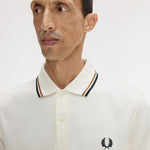 Polo manica corta M3600 79B FRED PERRY Ecru/drkml/blk 