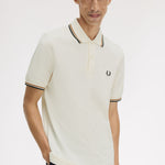 Polo manica corta M3600 79B FRED PERRY Ecru/drkml/blk 