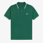 Polo manica corta M3600 81B FRED PERRY Sptgrn/ltic/ltic 