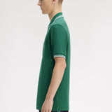 Polo manica corta M3600 81B FRED PERRY Sptgrn/ltic/ltic 