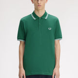Polo manica corta M3600 81B FRED PERRY Sptgrn/ltic/ltic 