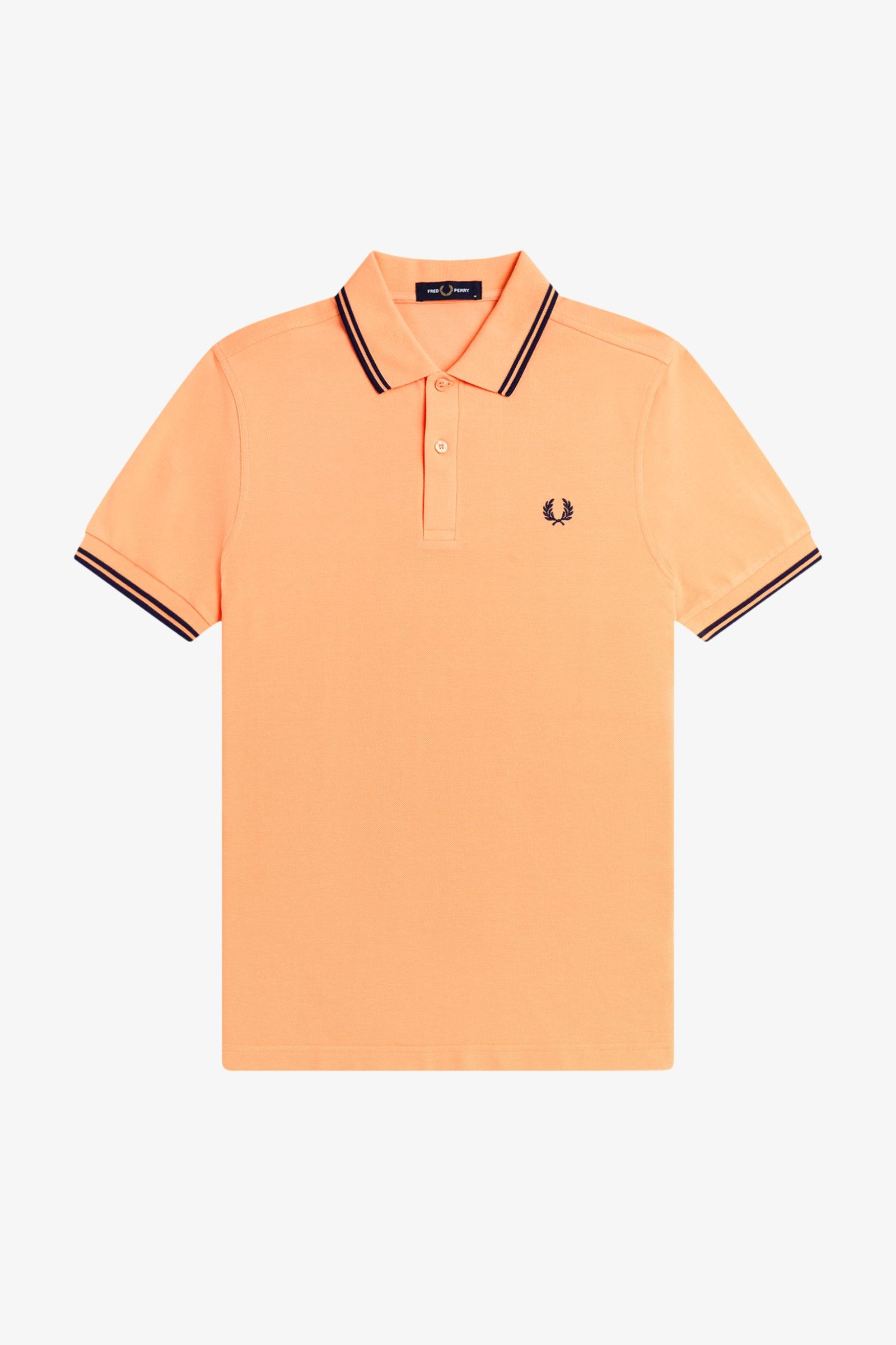 Polo manica corta M3600 82B FRED PERRY Peach/fhnv/fhnv 