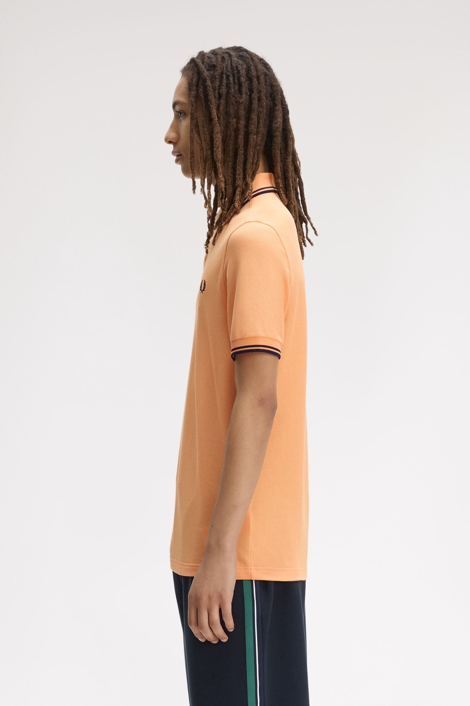 Polo manica corta M3600 82B FRED PERRY Peach/fhnv/fhnv 