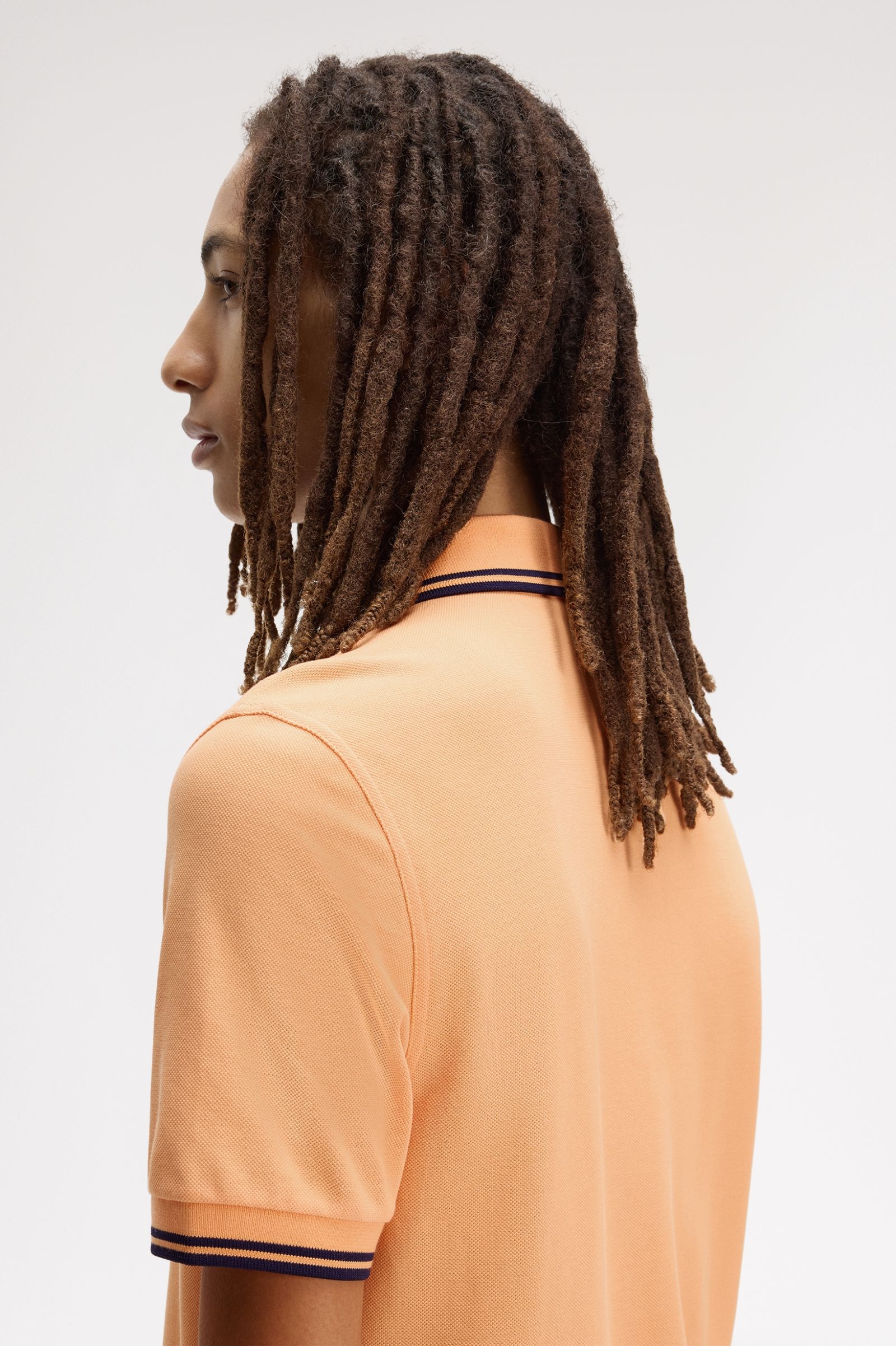 Polo manica corta M3600 82B FRED PERRY Peach/fhnv/fhnv 