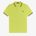 Polo manica corta M3600 84B FRED PERRY Citron/blk/blk 