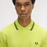 Polo manica corta M3600 84B FRED PERRY Citron/blk/blk 