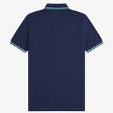Polo manica corta M3600 86A FRED PERRY Tnsbl/snwht/dpmt 