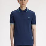 Polo manica corta M3600 86A FRED PERRY Tnsbl/snwht/dpmt 