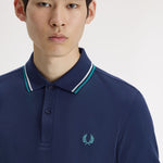 Polo manica corta M3600 86A FRED PERRY Tnsbl/snwht/dpmt 