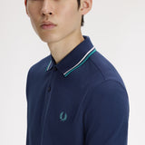 Polo manica corta M3600 86A FRED PERRY Tnsbl/snwht/dpmt 