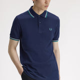 Polo manica corta M3600 86A FRED PERRY Tnsbl/snwht/dpmt 
