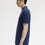 Polo manica corta M3600 86A FRED PERRY Tnsbl/snwht/dpmt 