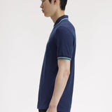 Polo manica corta M3600 86A FRED PERRY Tnsbl/snwht/dpmt 