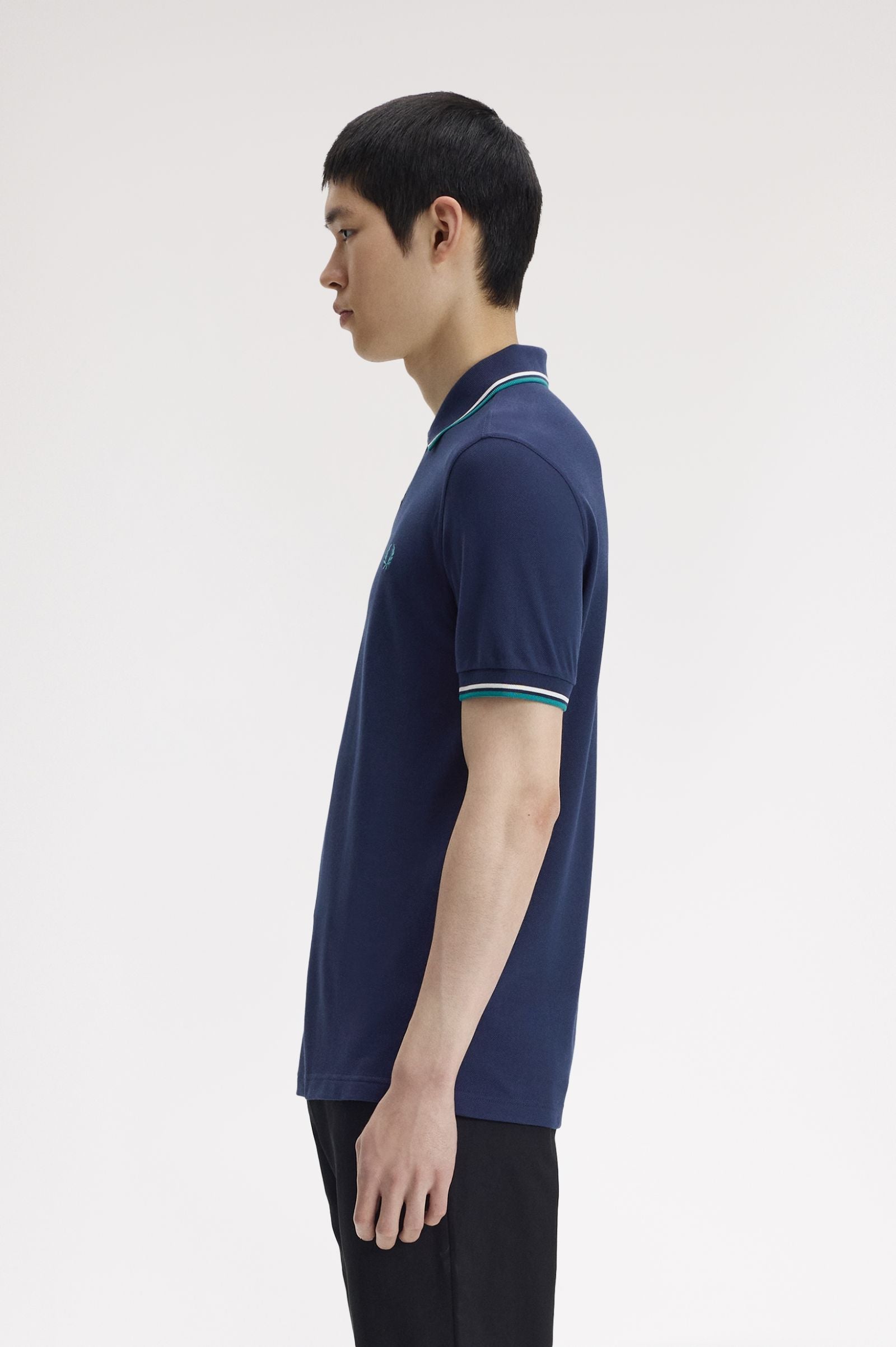 Polo manica corta M3600 86A FRED PERRY Tnsbl/snwht/dpmt 