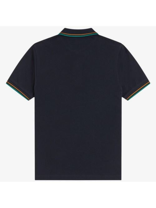 Polo manica corta M3600 86B FRED PERRY Navy/drkcml/spgr 