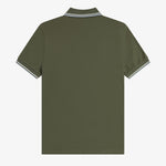 Polo manica corta M3600 87B FRED PERRY Lwgrn/ecru/dskbl 