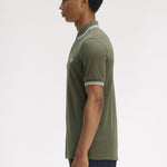 Polo manica corta M3600 87B FRED PERRY Lwgrn/ecru/dskbl 