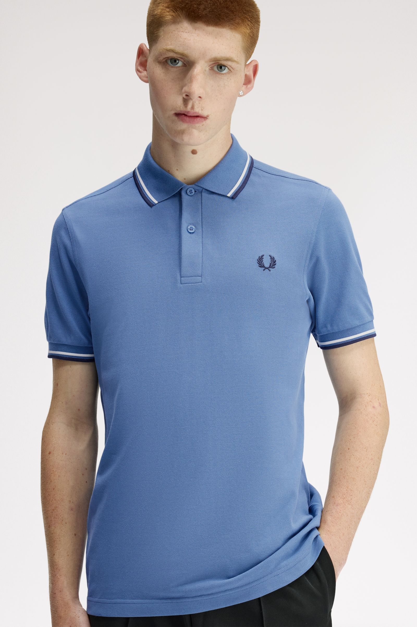 Polo manica corta M3600 89A FRED PERRY Abl/snwt/tnsbl 