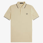 Polo manica corta M3600 12B FRED PERRY Oatm/snwh/anchgr 