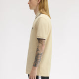 Polo manica corta M3600 12B FRED PERRY Oatm/snwh/anchgr 