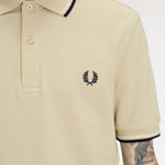 Polo manica corta M3600 12B FRED PERRY Oatm/snwh/anchgr 