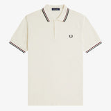 Polo manica corta M3600 84A FRED PERRY Ecr/oxbld/grsrts 