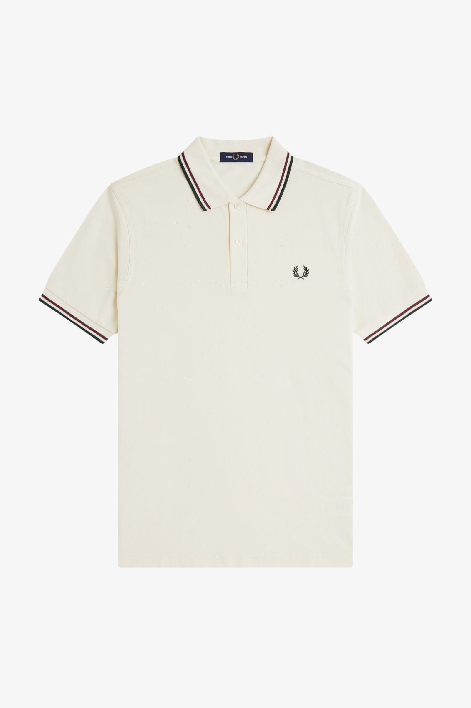 Polo manica corta M3600 84A FRED PERRY Ecr/oxbld/grsrts 