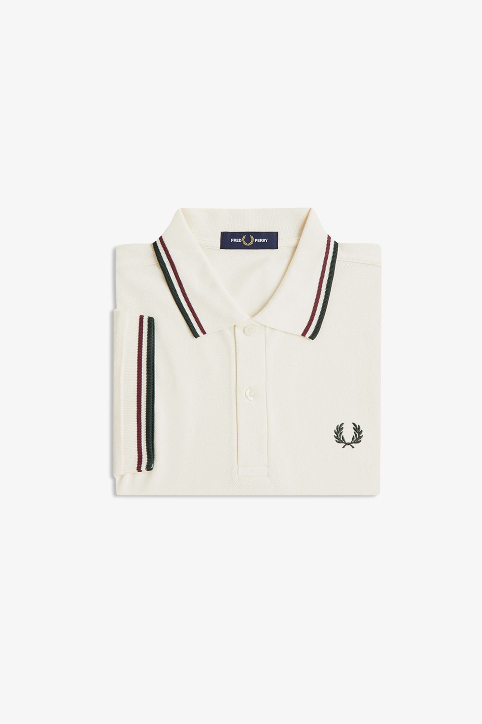 Polo manica corta M3600 84A FRED PERRY Ecr/oxbld/grsrts 