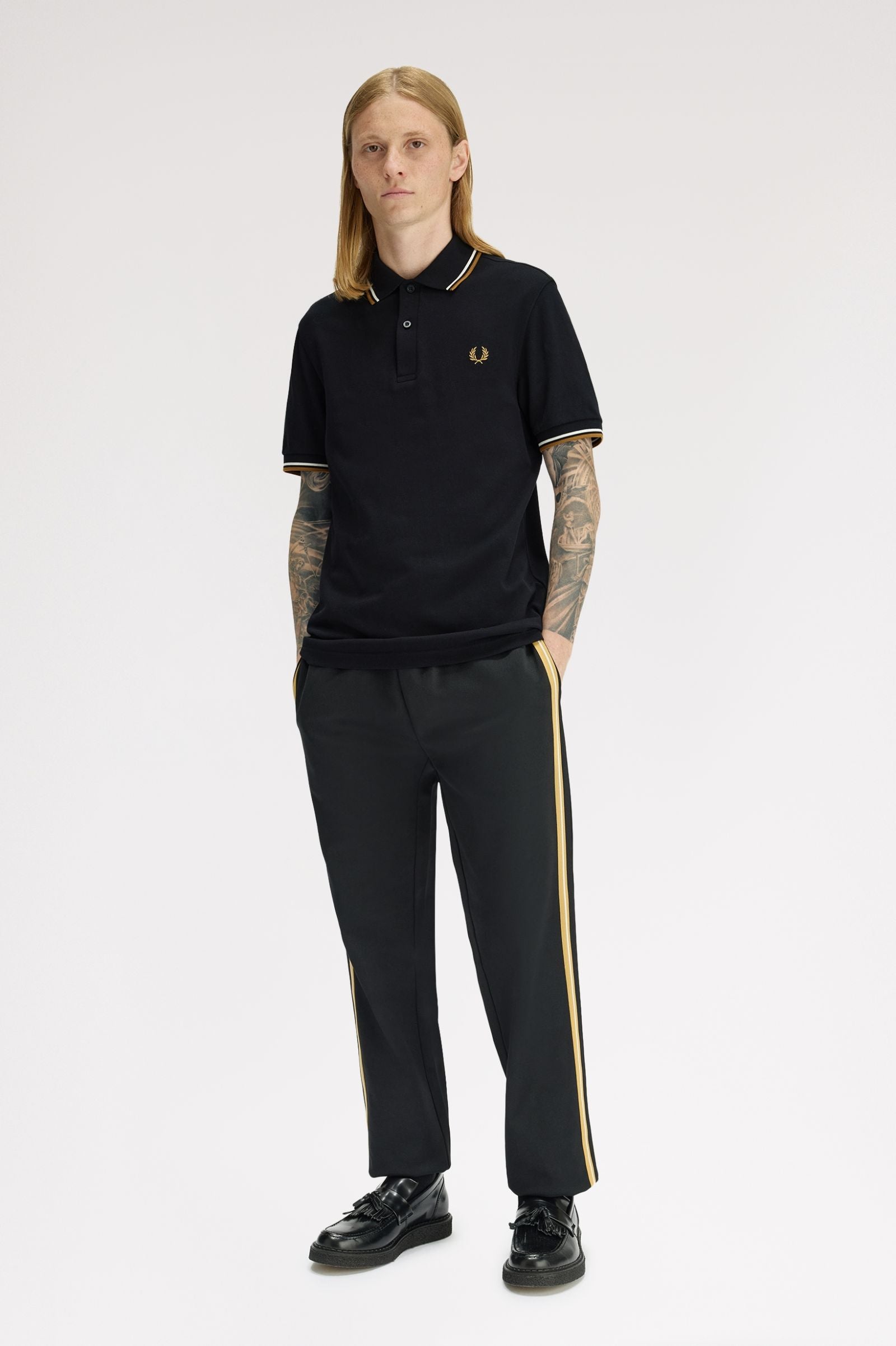 Polo manica corta M3600 P69 FRED PERRY Black 