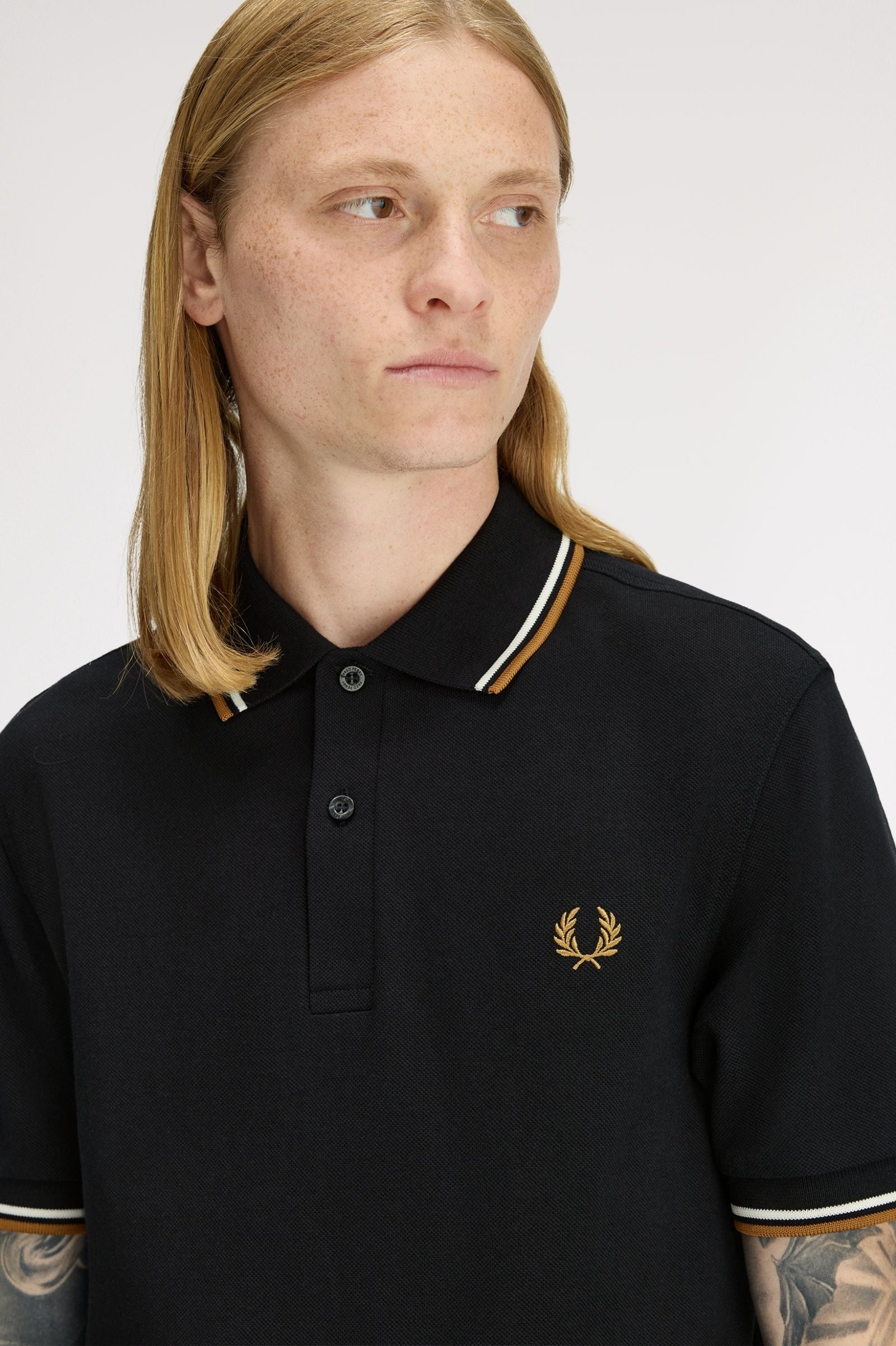 Polo manica corta M3600 P69 FRED PERRY Black 
