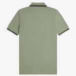 Polo manica corta M3600 S23 FRED PERRY Seagrass/black 