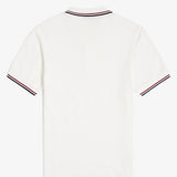 Polo manica corta M3600 T60 FRED PERRY Snwht/bred/nvy 