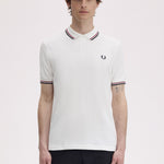 Polo manica corta M3600 T60 FRED PERRY Snwht/bred/nvy 