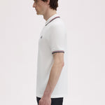 Polo manica corta M3600 T60 FRED PERRY Snwht/bred/nvy 