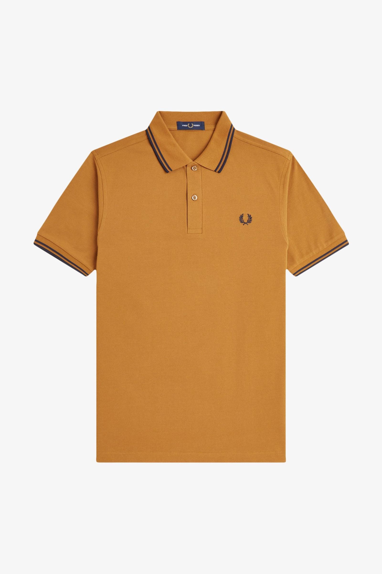 Polo manica corta M3600 T86 FRED PERRY Drk carml/nvy 