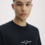 T-Shirt manica corta M4580 102 FRED PERRY Black 