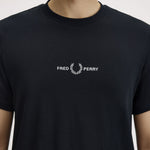 T-Shirt manica corta M4580 102 FRED PERRY Black 